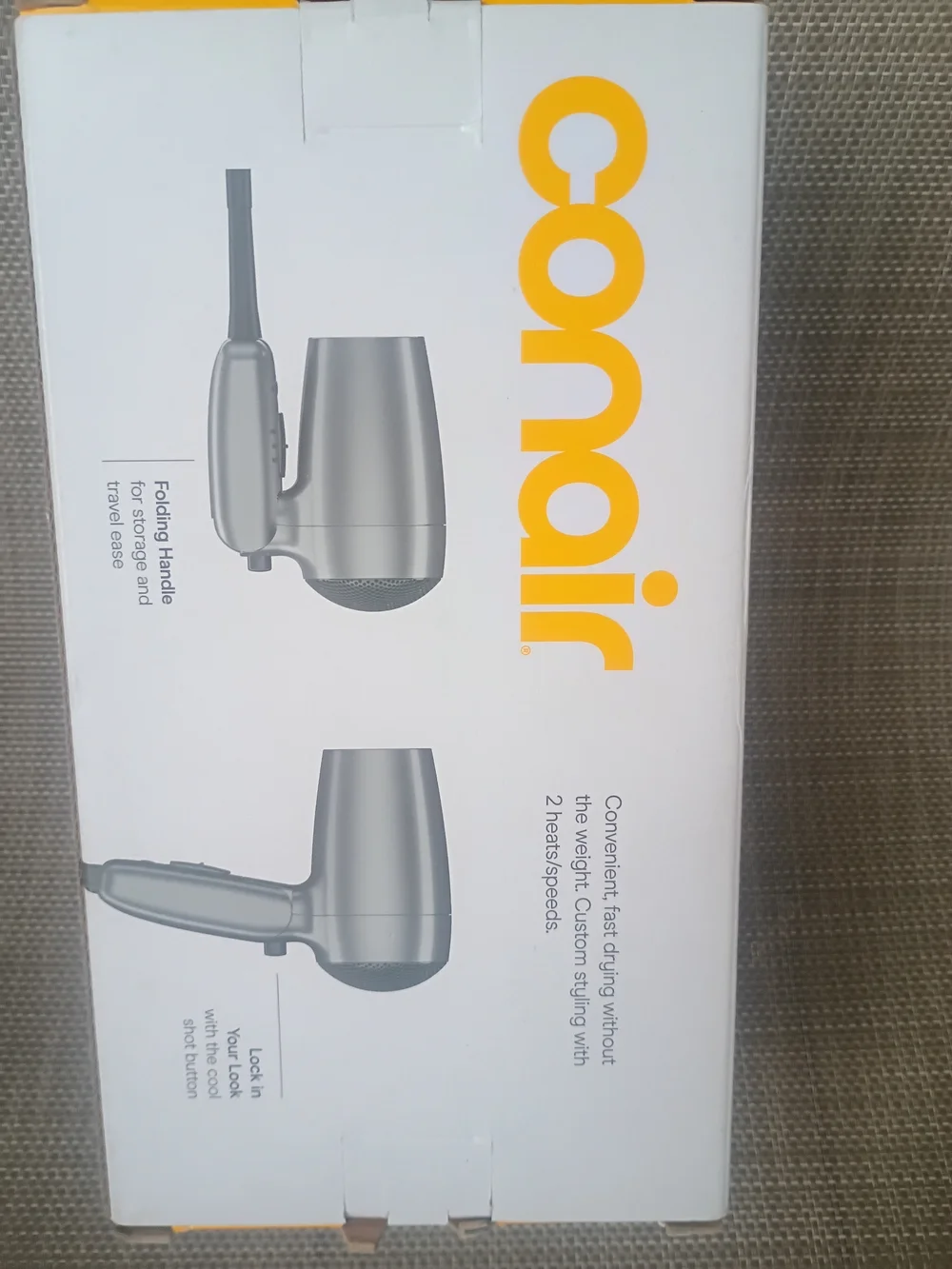 Conair Foldable Compact Hair Dryer - Silver